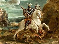 St George and the Dragon 200x150